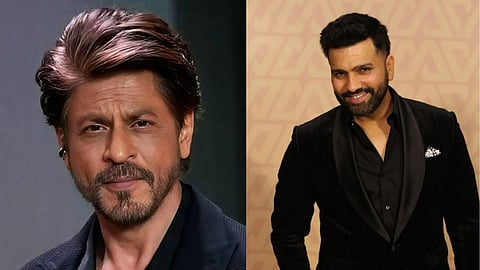 SRK meets Rohit Sharma at a Mumbai event 