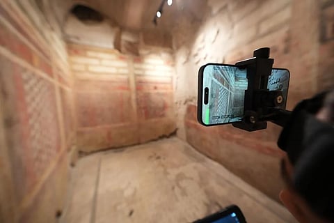 Historic House of the Griffins frescoes preserved through innovative virtual access