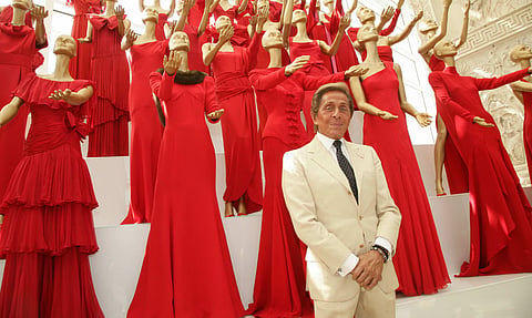 Celebrated for his romantic silhouettes and meticulous craftsmanship, Valentino shaped haute couture’s modern identity.