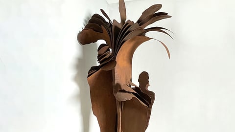 A closer look at KYNKYNY Art Gallery's booth at India Art Fair