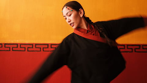 This Delhi-based label reimagines traditional chubas into modern designs