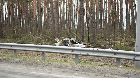 Imagine driving along the road and coming face-to-face with a line of cars that were involved in accidents. How would you feel? 