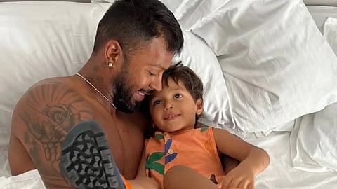 Hardik Pandya gifting a Land Rover Defender to his son Agastya has gone viral