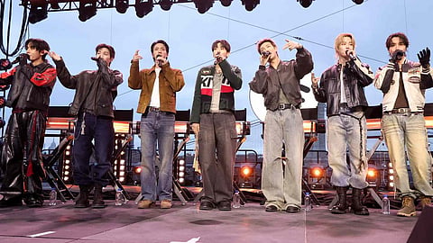 BTS hosted a special event in the US with their top 1,000 listeners on Spotify