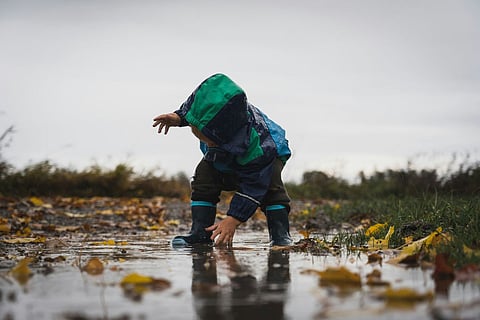 Strong children are raised close to nature