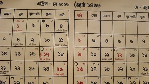 Why is the Bengali calendar 600 years behind the Gregorian one? 