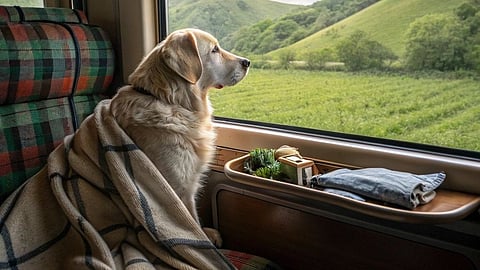 The pet box on Vande Bharat service allows passengers to travel with pets like dogs in a dedicated, secure enclosure
