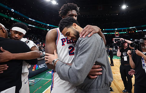Joel Embiid and the 76ers advanced to the Eastern Conference semi-finals