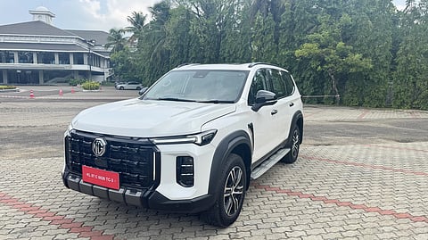 The flagship SUV from MG, the Majestor's outside proportions impresses on all counts