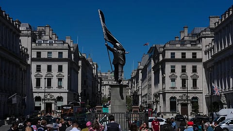 Street artist Banksy claims striking new sculpture near Buckingham Palace
