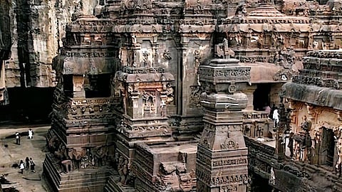 The Ellora Caves have long fascinated visitors with their durability and intricate rock-cut architecture