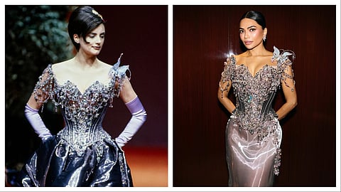Throwback to when Mona Patel dazzled in a Christian Lacroix vintage corset auctioned at 1.43 crore