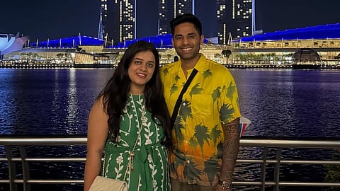 Suryakumar Yadav  celebrates family milestone with wife Devisha Shetty while uncertainty remains over availability for RCB clash