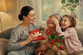 We curate a list of unique gift items for Mother's Day, to show them we’re not giving up on them, ever!