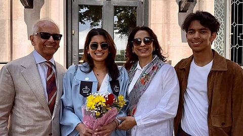 Juhi Chawla celebrated her son’s Ivy League milestone in New York, two years after daughter Jahnavi Mehta graduated from the same university 