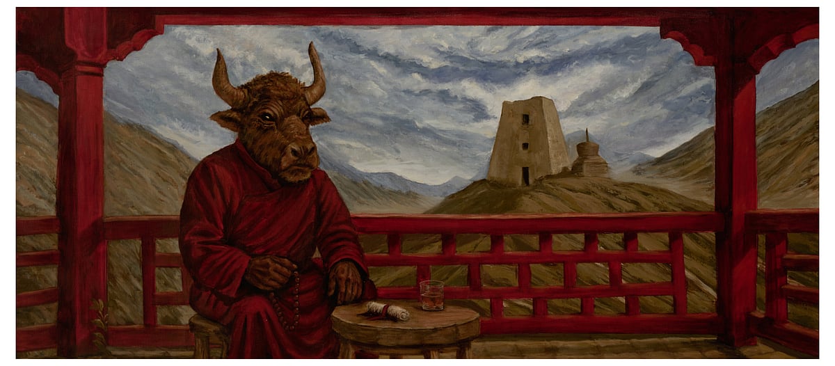 Kaisang Padma's solo art exhibition brings the spirit of Ladakh to Delhi's Bikaner House