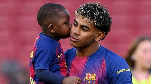 Lamine Yamal's brother's favourite player is Lionel Messi's greatest rival