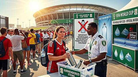FIFA criticised after it places ban on reusable bottles inside stadiums during World Cup
