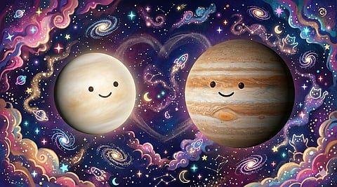 The Venus–Jupiter Conjunction will bring the solar system’s two brightest planets remarkably close in the evening sky