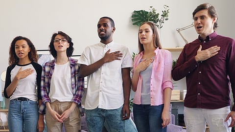 The national anthems of these countries have no official lyrics 
