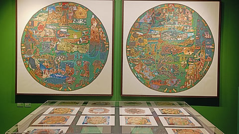 This ongoing exhibition spotlights Gulammohammed Sheikh’s printmaking retrospective spanning seven decades