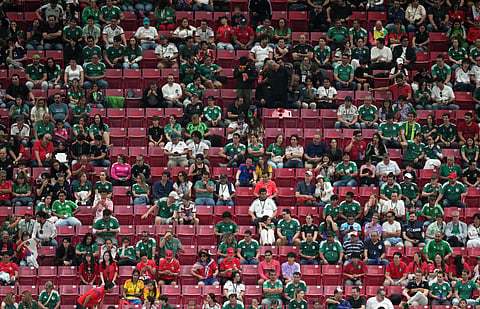 FIFA blamed the empty seats during the World Cup match between South Korea and the Czech Republic in Guadalajara on fans