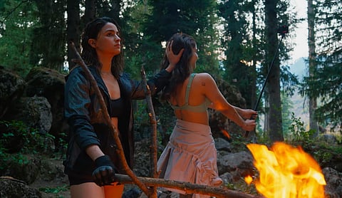 Sharvari shares ‘good energies’ with Alia Bhatt in BTS moments from the sets of Alpha