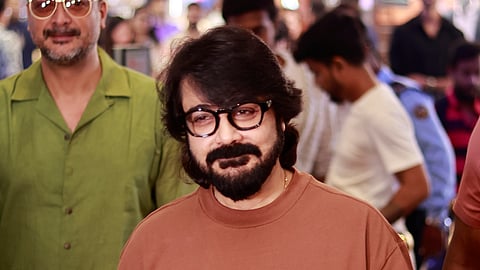 Prosenjit at the Abar Hawa Bodol premiere