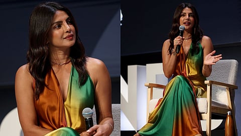Priyanka Chopra stuns in ₹1.8 lakh satin halter dress at Cannes Lions 2026