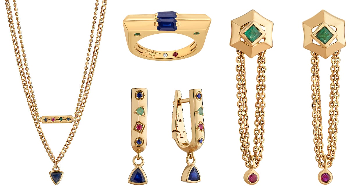 Aria redefines gold jewellery with emeralds, rubies and sapphires