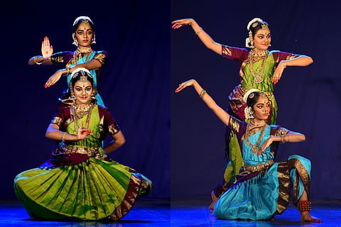Maanasa Ranga and Divya Vijayalakshmi Dharmarajan in a previous performance