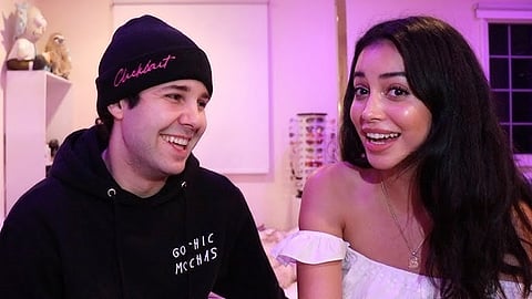 David Dobrik sends internet into meltdown with model friend Wolfie Cindy reunion