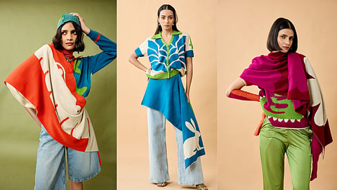 Statement scarves from House of Saloni Jain