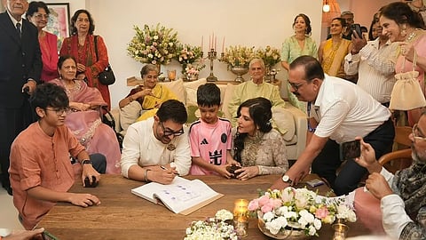Aamir Khan and Gauri Spratt wedding
