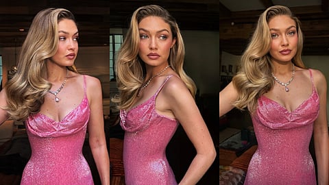 Gigi Hadid at Taylor Swift's wedding