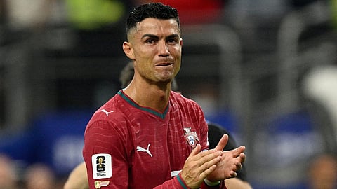 Cristiano Ronaldo emotional after Spain eliminate Portugal from the FIFA World Cup
