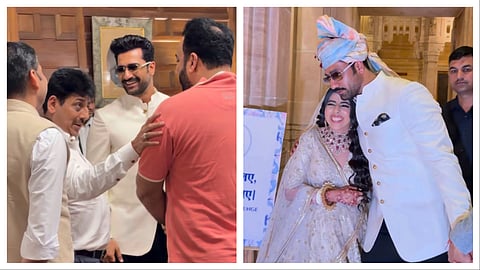Vicky Kaushal attends Tarak Mehta actor Shailesh Lodha's daughter's wedding 