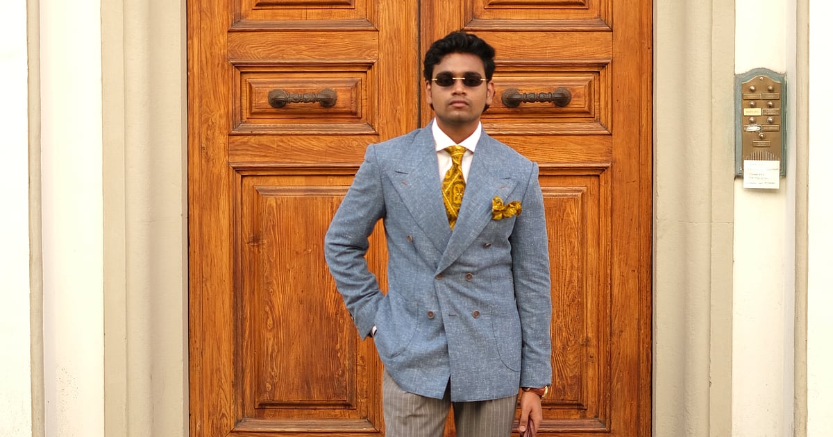 Designer Faizaan Alam is reshaping men's formal fashion with soft structures