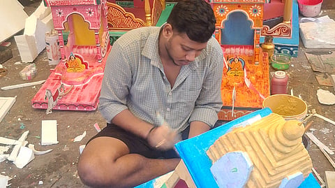 North Calcutta hides the Rath Gali where preparations are full on before Ratha Yatra 