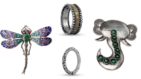 Bridal silver jewellery 