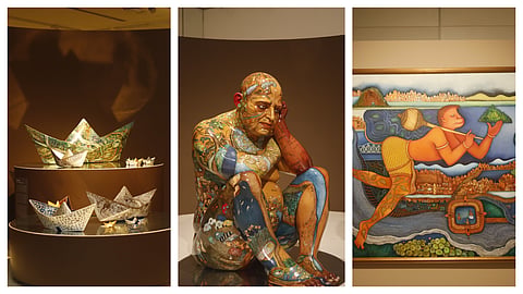 In pics: Launch of Shipra Bhattacharya's exhibition In Bloom at Kolkata