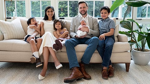 JD Vance and Usha Vance share first pictures with newborn son Alec Neel Vance