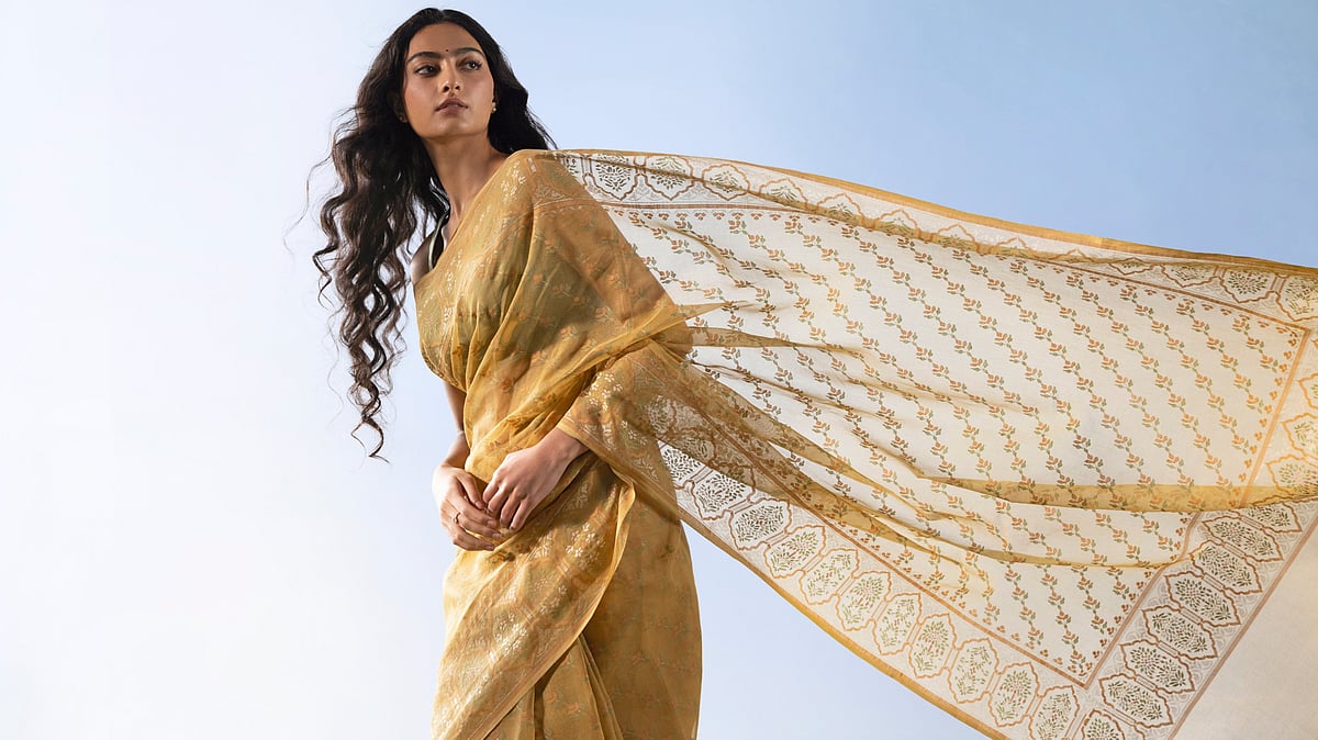 Tilfi's Vanam Leela revives Sanjhi art through Banarasi Jamdani