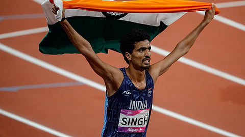 Gulveer Singh scripts history with India’s first CWG men’s 10,000m silver
