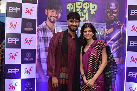 Glimpses from the premiere of Bengali film, Katukutu Buro