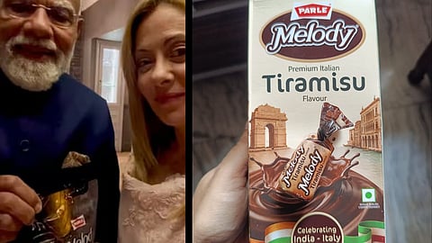 Melody drops tiramisu candies inspired by the Modi-Meloni friendship; the internet approves