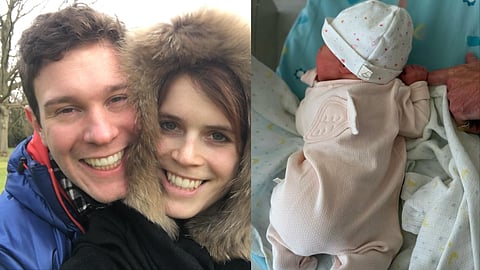 Princess Eugenie and husband Jack Brooksbank  welcome a daughter 