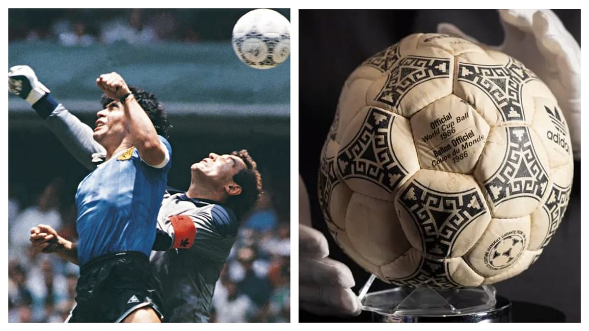 Maradona’s Hand of God ball sells for £2.5m (₹31.59 crore): The story behind football’s most controversial goal