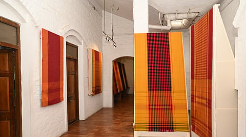 Saris on display