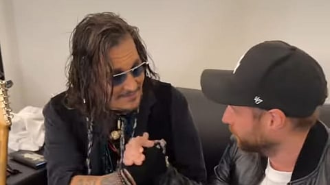 Johnny Depp and Bjorn Schulz 